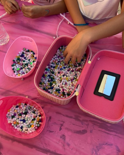 Children's tea party setup in Costa Mesa